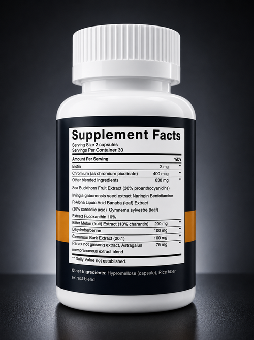 Berberinex Advanced Berberine Formula, 5X Bioavailability / 60 Caps