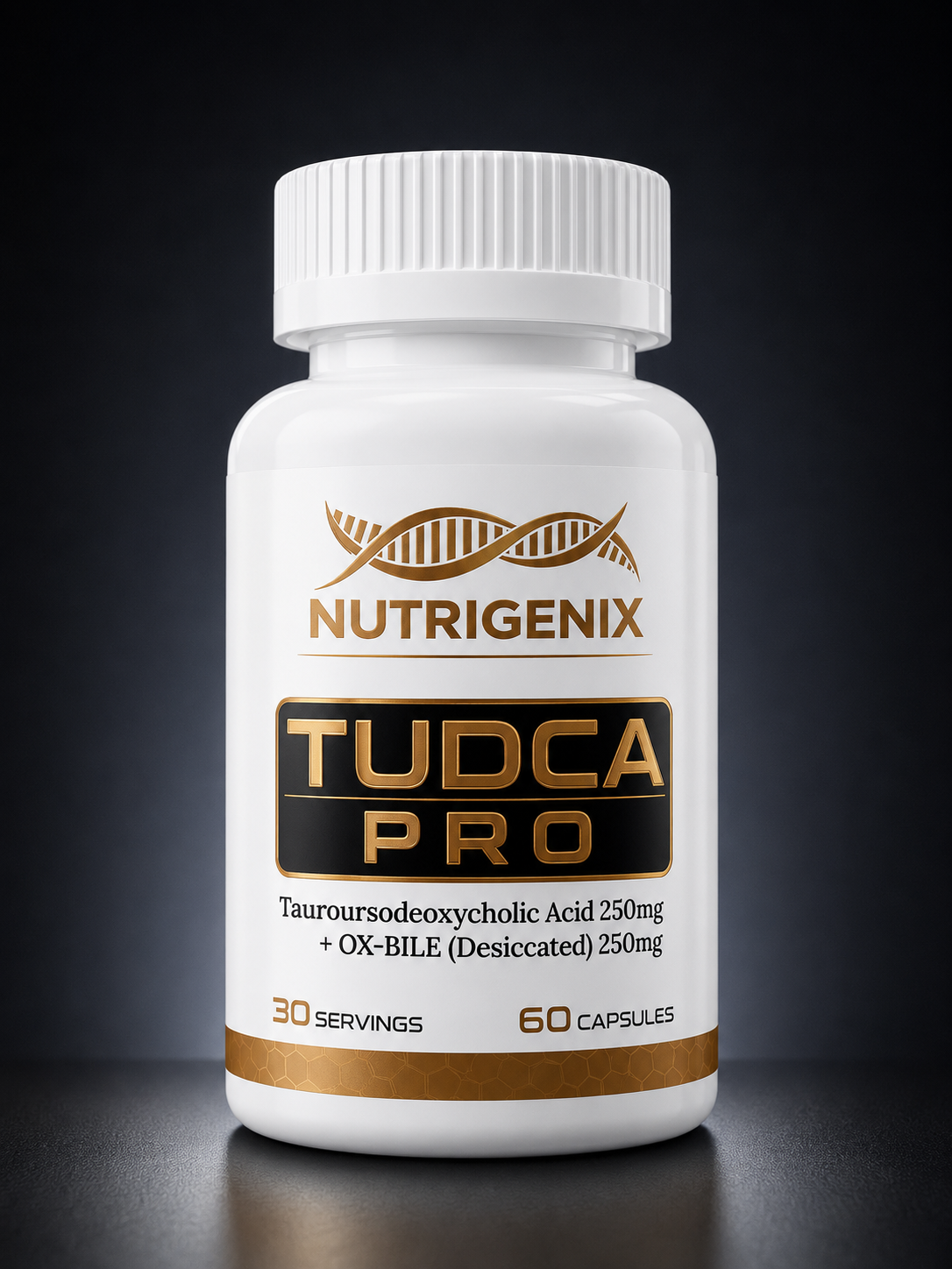 Nutrigenix TUDCA Pro – Liver & Bile Acid Support | TUDCA + OX-BILE Complex