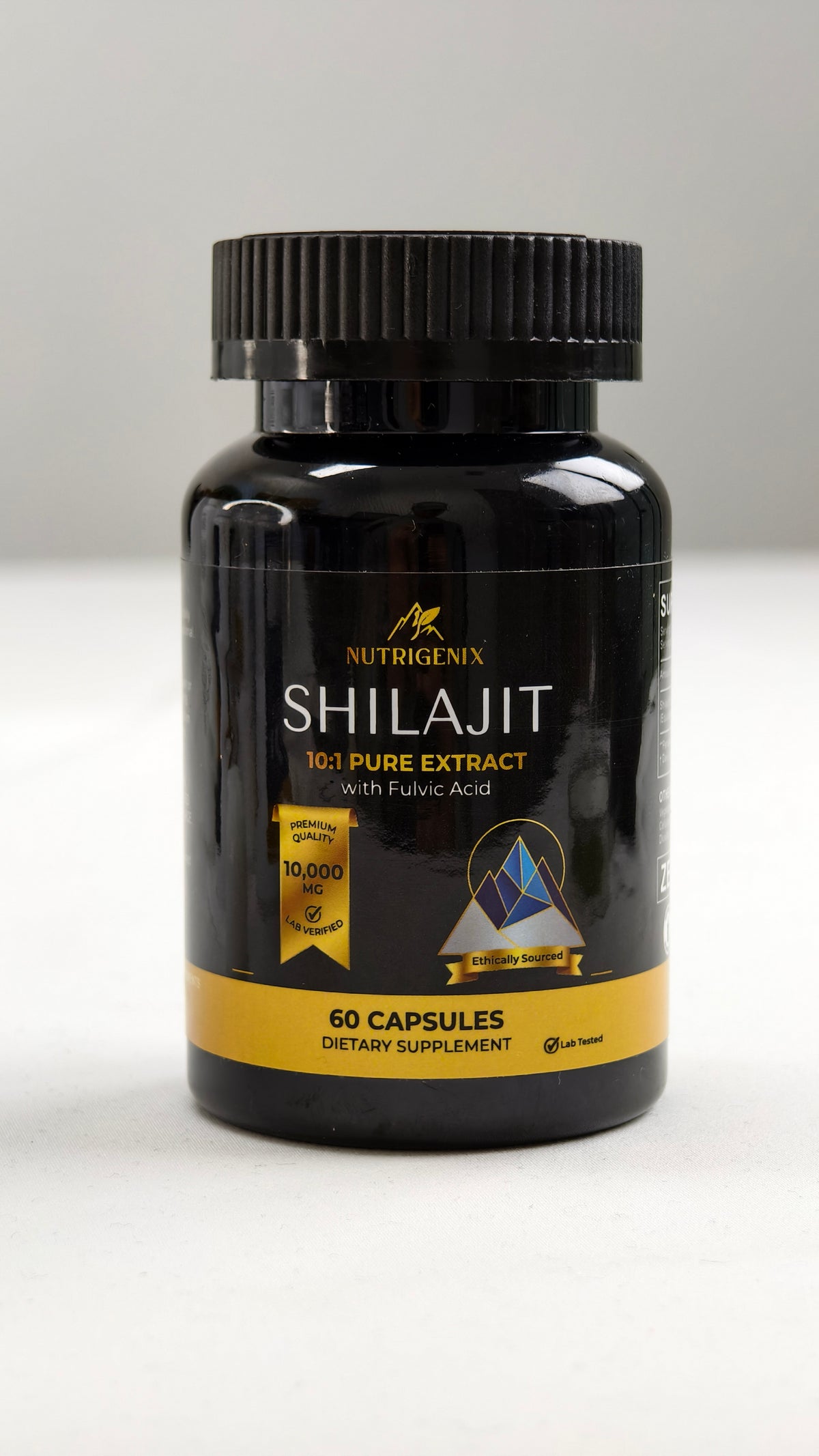 Shilajit 10:1 Pure Extract with Fulvic Acid / 60 Caps