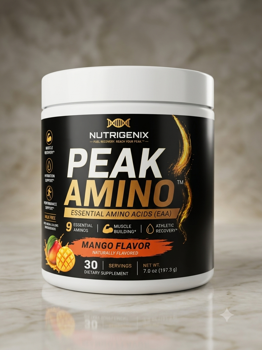 peak amino 9 Essential Amino Acids (EAA) - Mango Flavor / 30 Servings