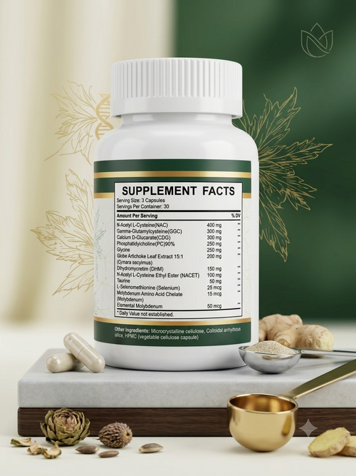 Complete Liver Pro NAC, Milk Thistle, TUDCA, Choline, Dandelion, Selenium & More / 90 Caps