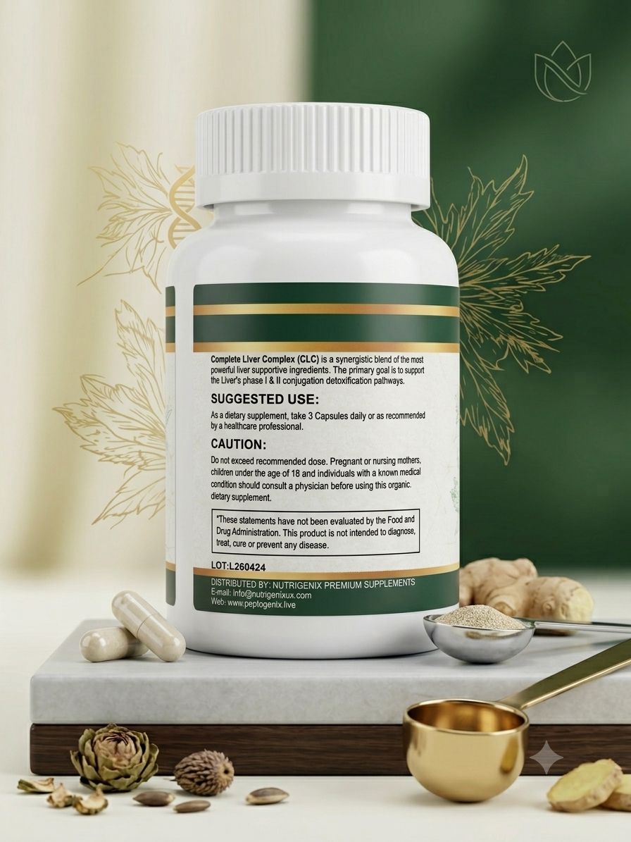 Complete Liver Pro NAC, Milk Thistle, TUDCA, Choline, Dandelion, Selenium & More / 90 Caps